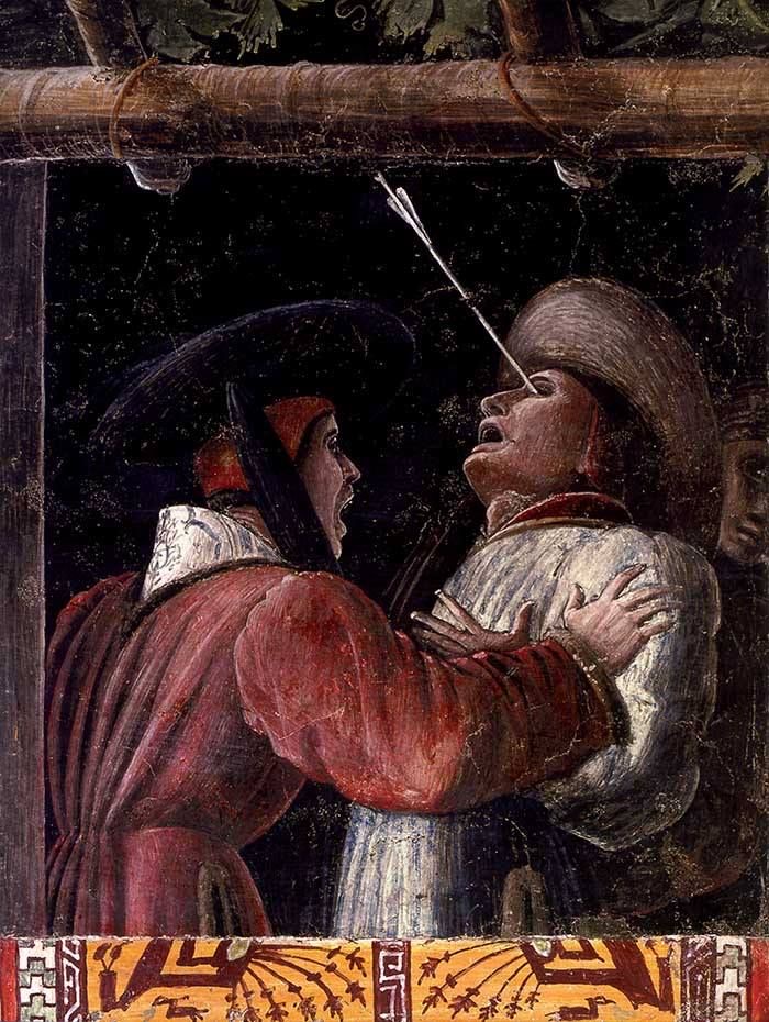 Andrea Mantegna, The Martyrdom of St. Christopher (detail)